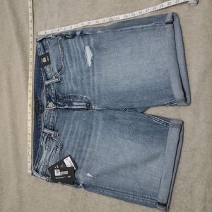 BNWT Silver Jeans shorts 18 Plus Size Avery Curvy Fit Bermuda Eco Friendly
